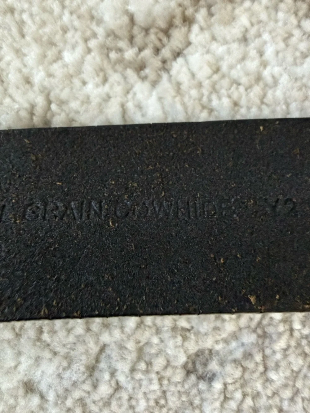 Original Penguin Black Leather Belt